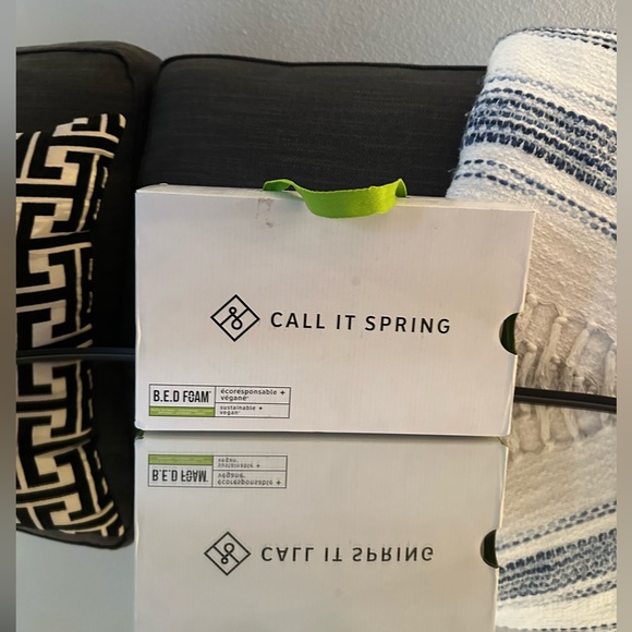 NIB NEW IN BOX! Nordstrom Call it Spring Black Stalaya Block Heel Sandals 8 - Picture 15 of 15